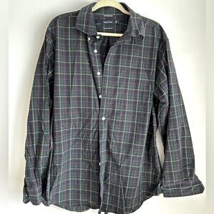 Nautica Men’s Plaid Button Down Long Sleeve Shirt Size XL